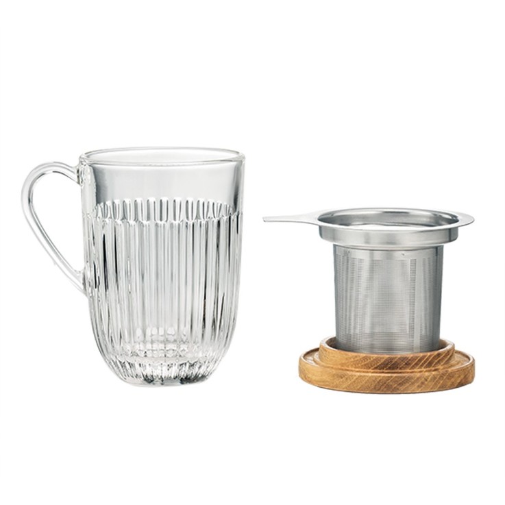 Tisanière avec filtre inox Ouessant 40 cl en verre