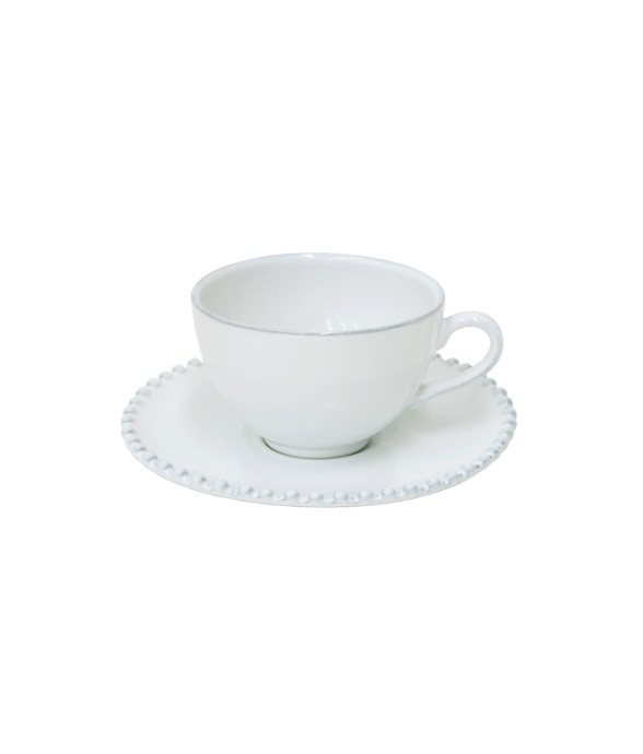 Tasse à Thé et Soucoupe Pearl