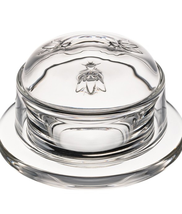 Beurrier Abeille en verre