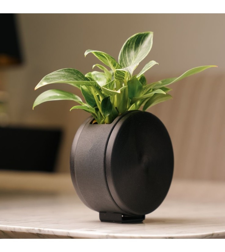 Cache-pot rond de table