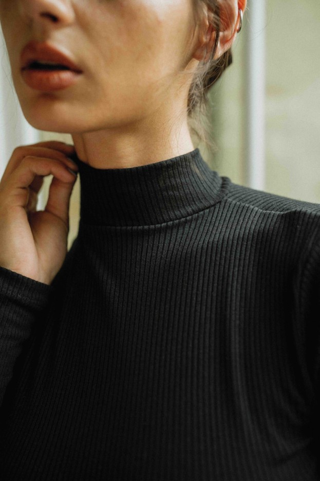 Top Léna Noir Tencel