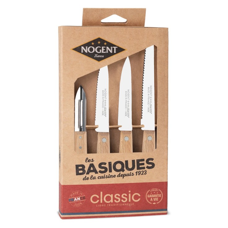 Coffret Classic Hêtre en inox