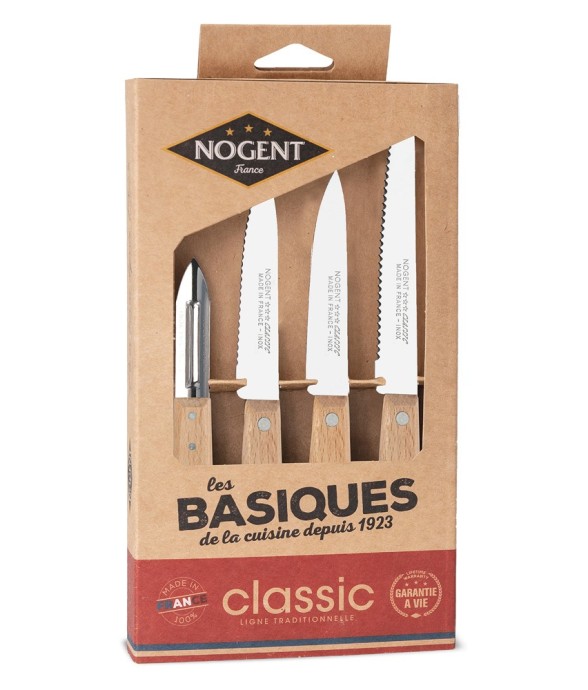 Coffret Classic Hêtre en inox