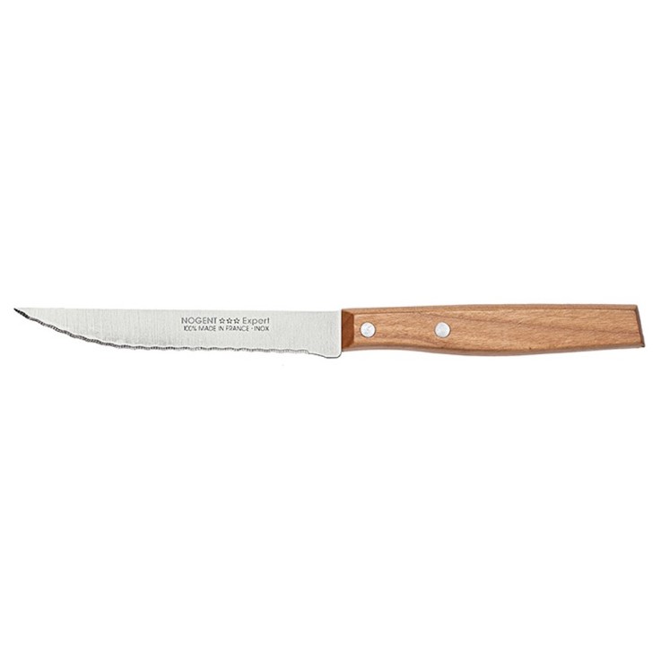 Couteau à steak Expert cranté 11 cm en bois