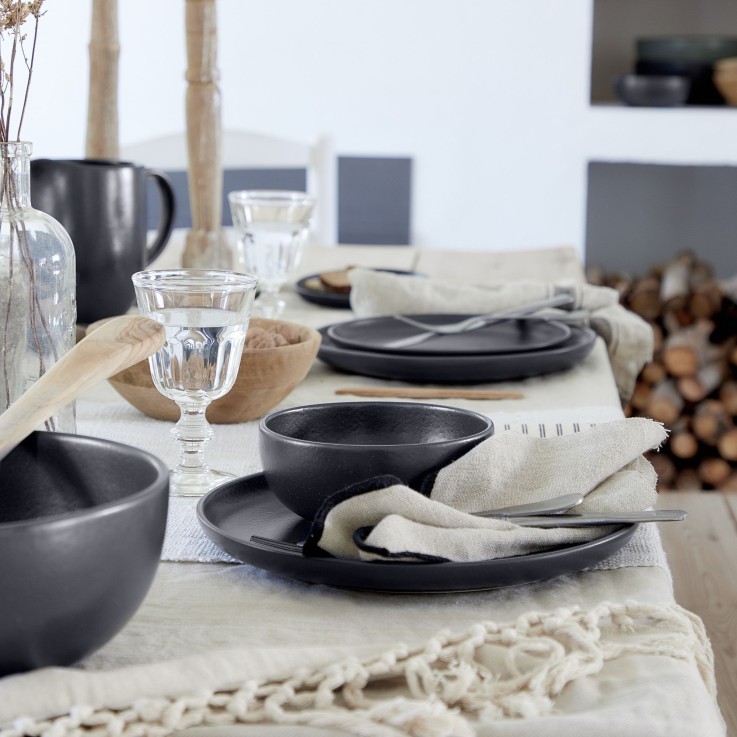 Set Table 30 Pièces avec Tasse Pacifica by Casafina en grès