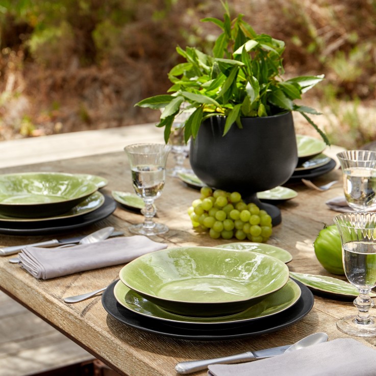 Set Table 30 Pièces avec Tasse Riviera en grès