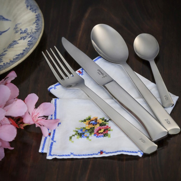 Boite de 4 fourchettes Perpétue en inox