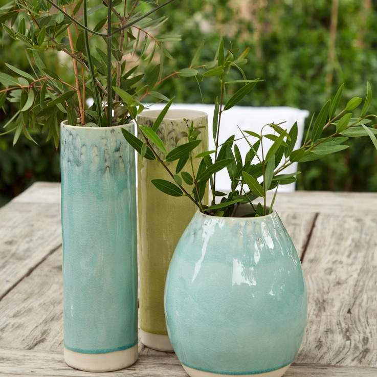Vase Cylindrique Grand Madeira en grès