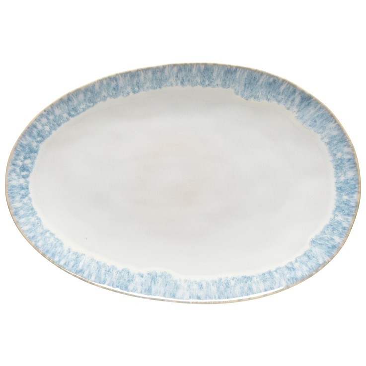 Plat Ovale Brisa en grès