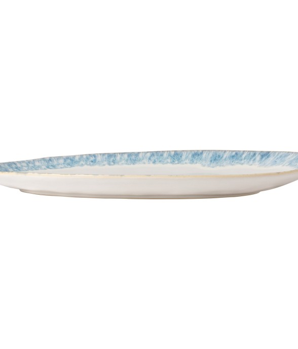 Plat Ovale Brisa en grès