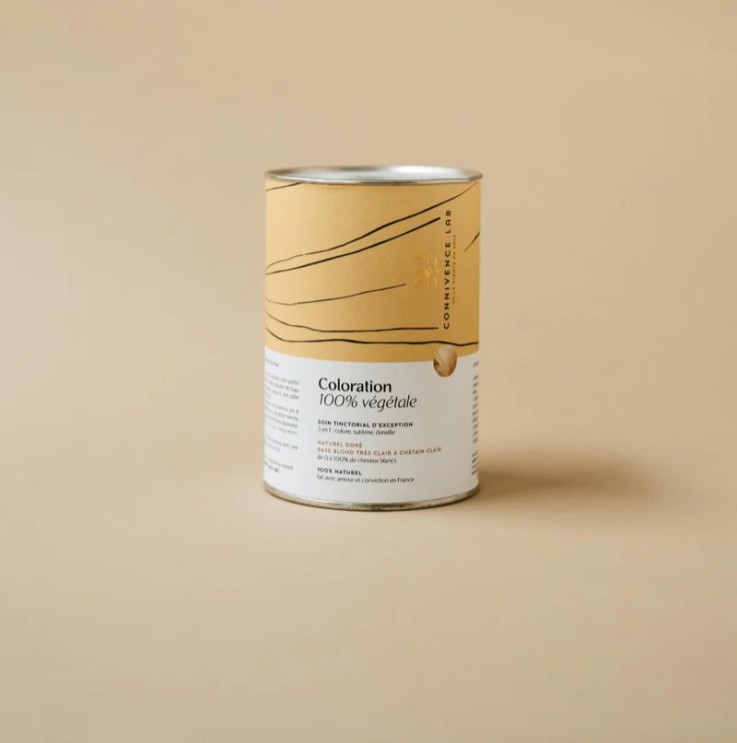 Coloration 100% Végétale Naturel Doré (100g)