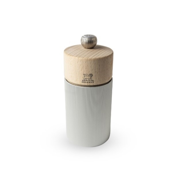 Moulin à sel Line naturel 12 cm en bois
