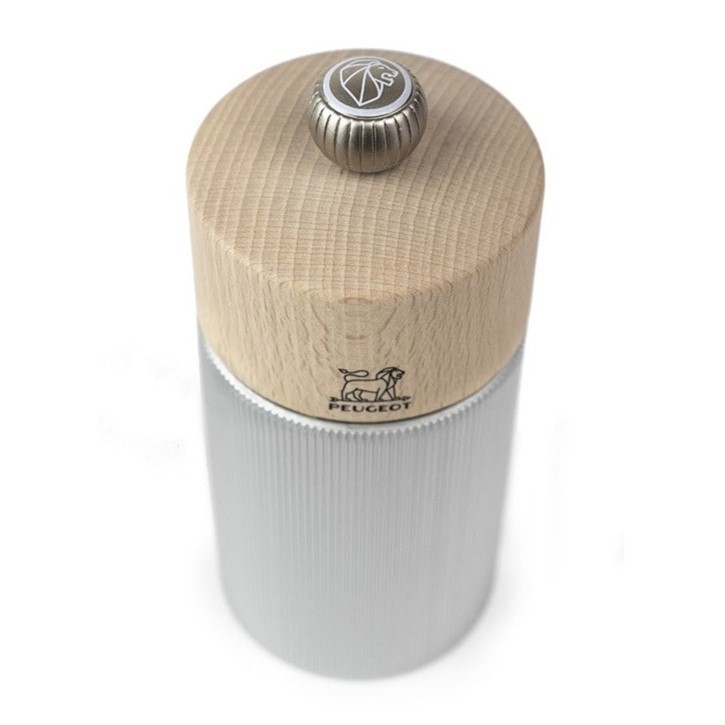 Moulin à sel Line naturel 12 cm en bois