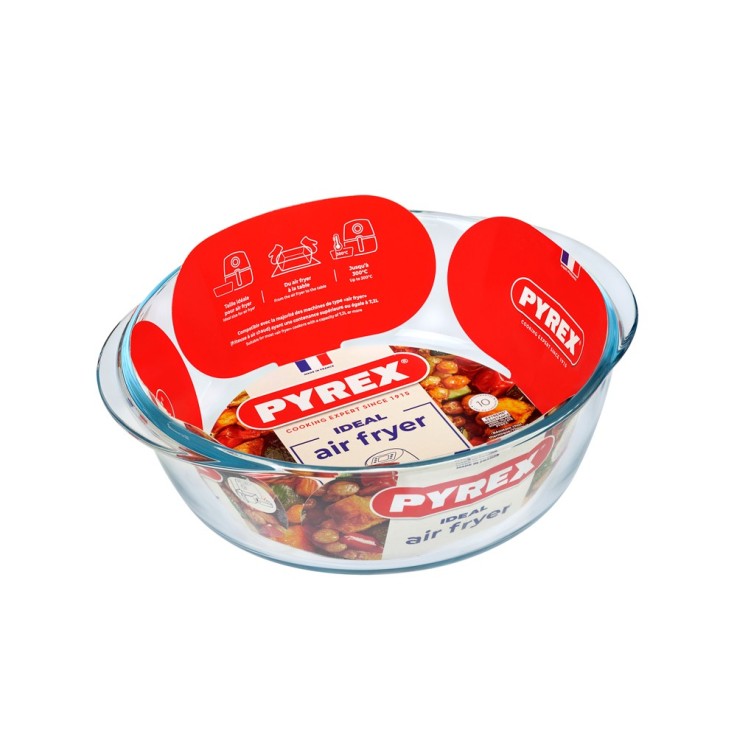 Base ronde 26x23 cm Airfryer en verre