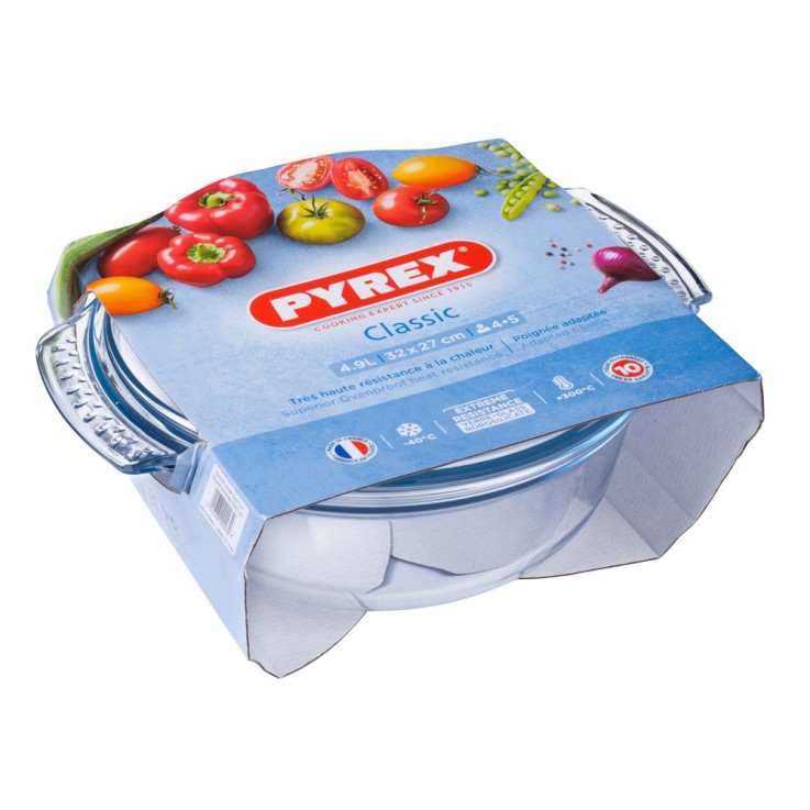 Cocotte ronde classic 3,75 l en verre