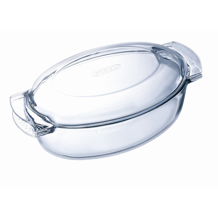 Cocotte ovale classic 4,5 l en verre