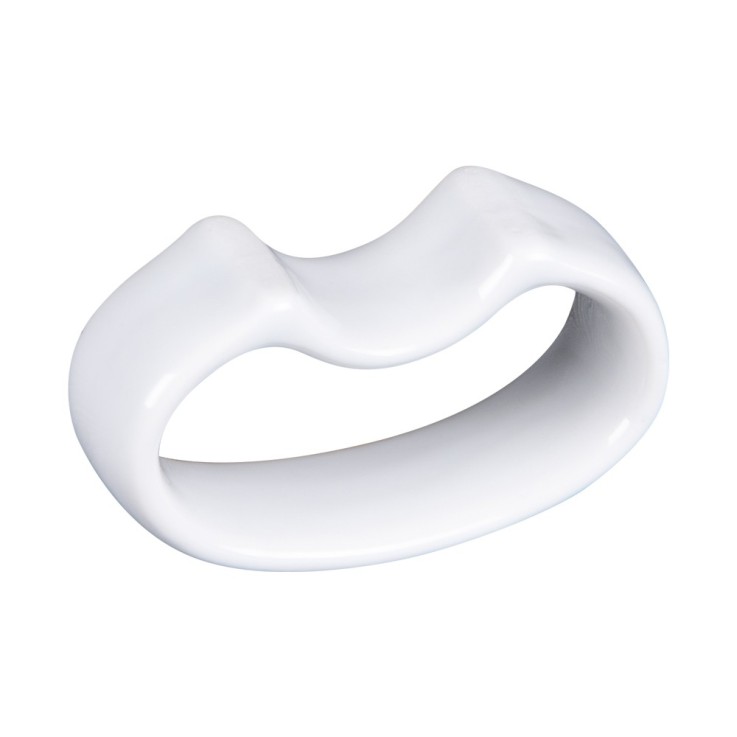 Rond de serviette ovale 4,5 cm en porcelaine (lot de 3)
