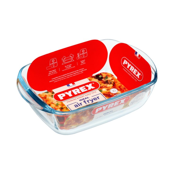 Base rectangle 23x15 cm Airfryer 1,2L en verre