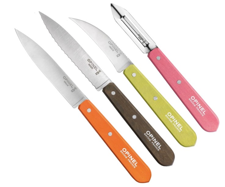Boite de 4 pièces essentiels Fifties en inox