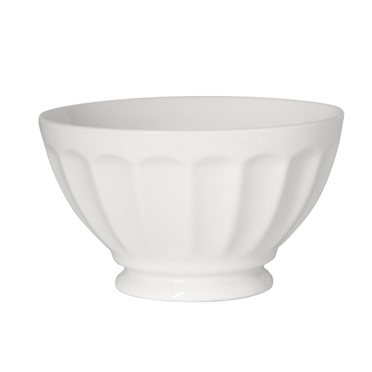 Bol à côtes 13 cm (lot de 2) en porcelaine