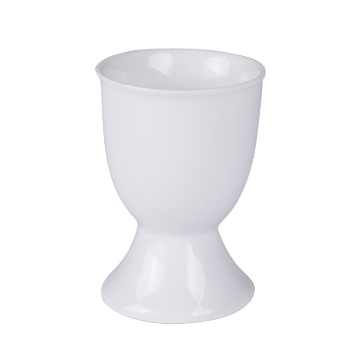 Coquetier sur pied, hauteur 7 cm (lot de 6) en porcelaine