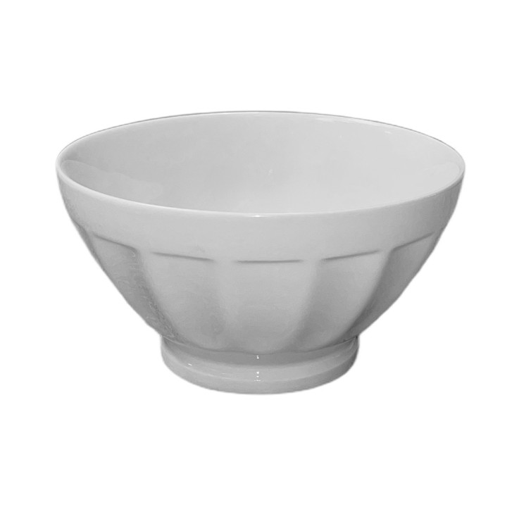 Bol à côtes 16 cm en porcelaine