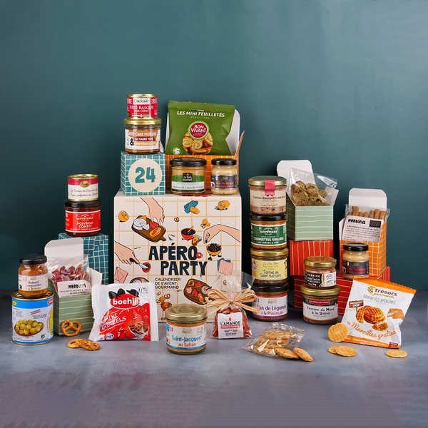 Calendrier de l'avent Apéro Party - 24 produits gourmands sans alcool - Le calendrier gourmand