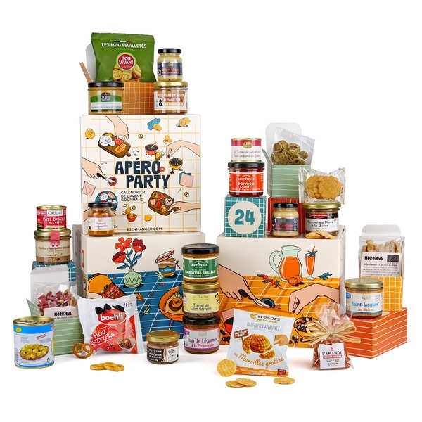 Calendrier de l'avent Apéro Party - 24 produits gourmands sans alcool - Le calendrier gourmand