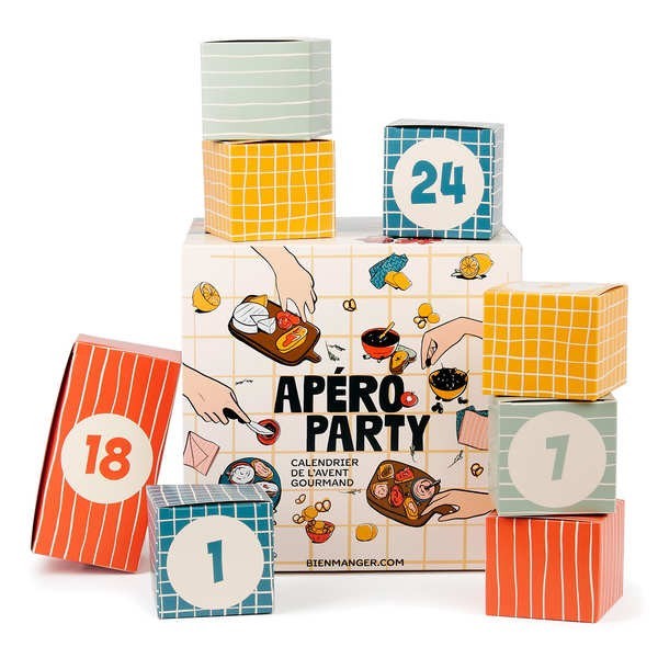 Calendrier de l'avent Apéro Party - 24 produits gourmands sans alcool - Le calendrier gourmand