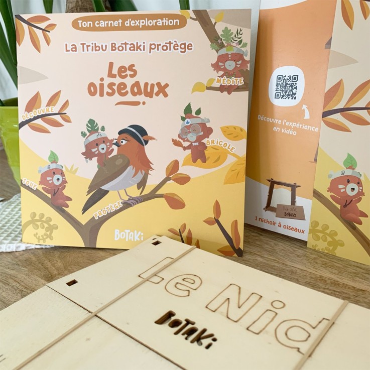 Kit Oiseaux - Fabrique ton nichoir à oiseaux en bois