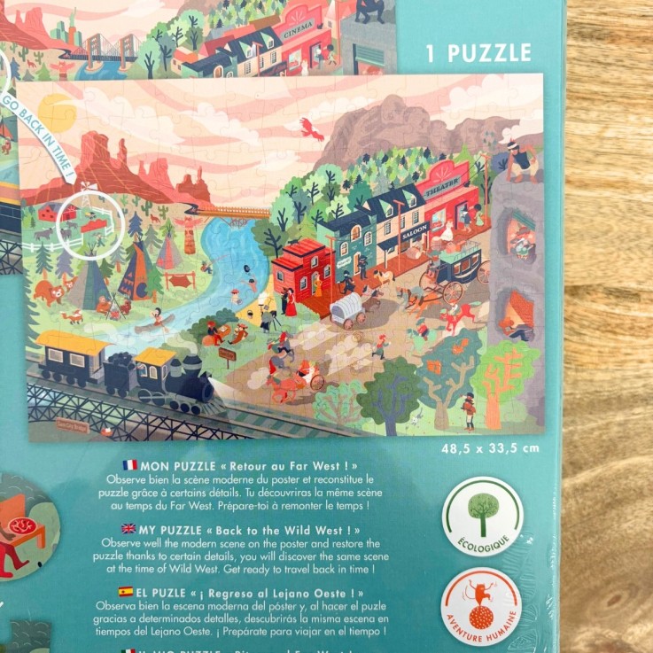 Puzzle enfant 150 pièces Retour au temps du far west