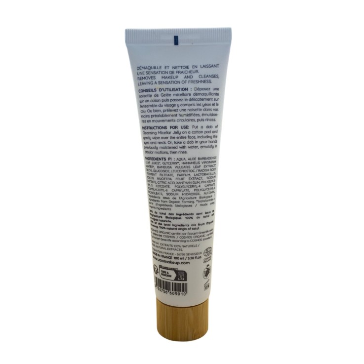Gelée micellaire démaquillante bio & vegan