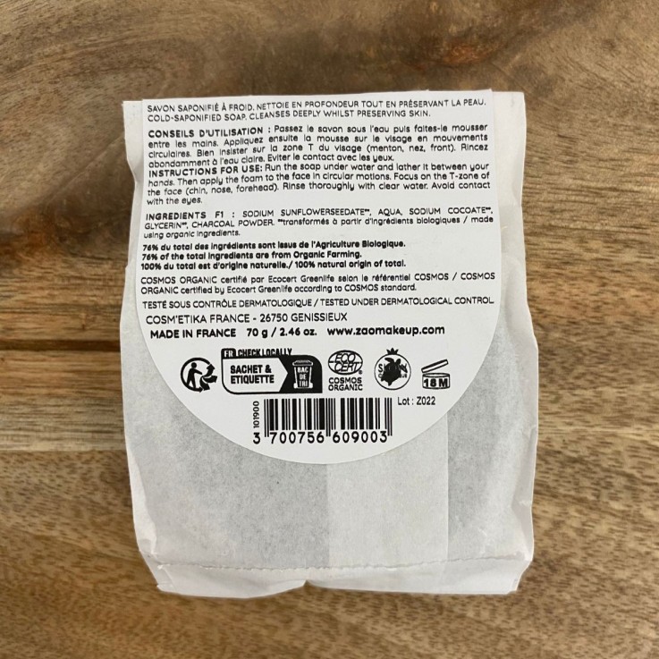 Savon détox bio & vegan