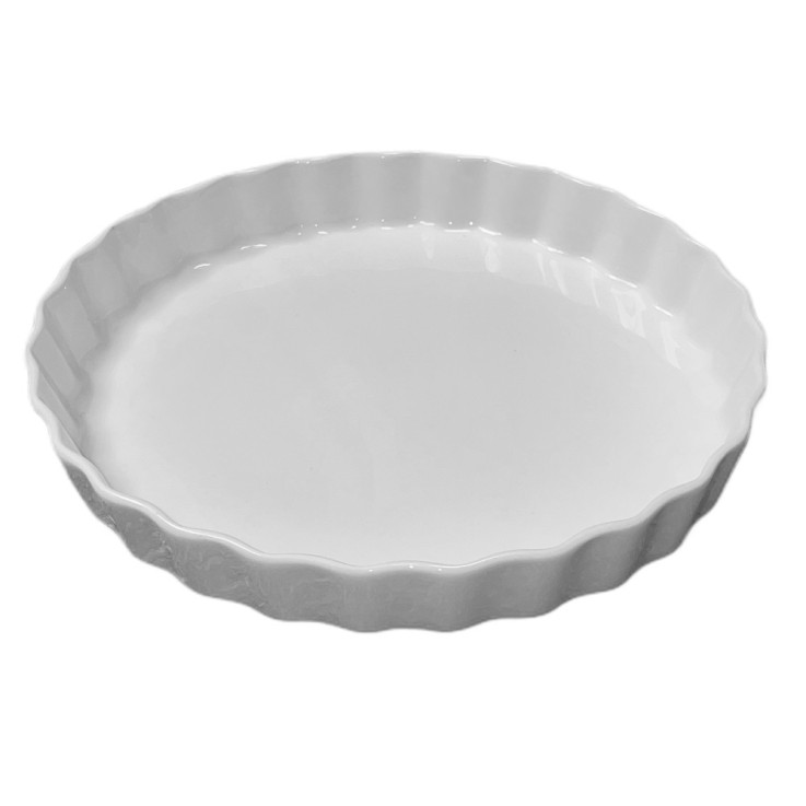 Moule à tarte en porcelaine