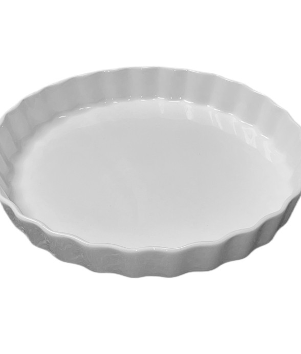 Moule à tarte en porcelaine