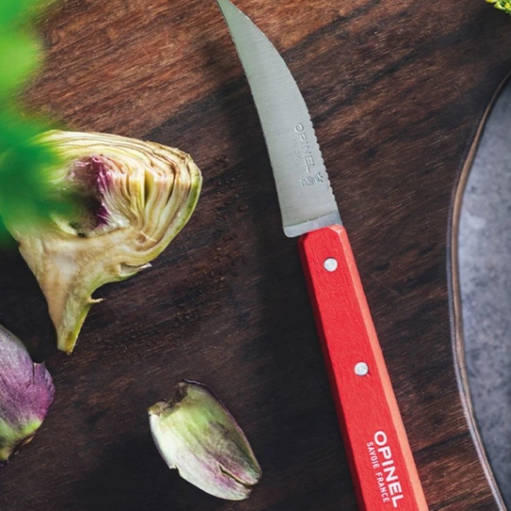 Couteau à légumes N°114 Paysage en bois