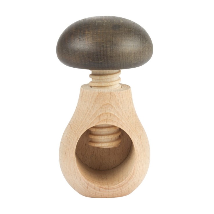 Casse noix champignon en hêtre en bois