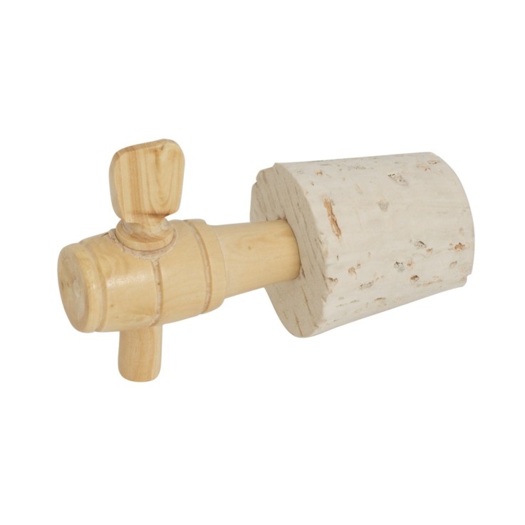 Robinet pour vinaigrier en bois