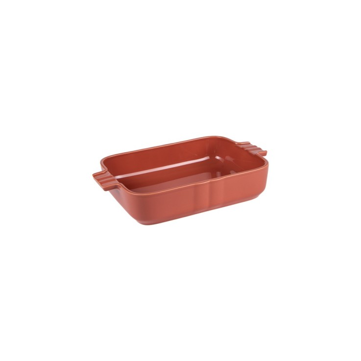 Plat terracotta Lourmarin 23x16 cm en grès