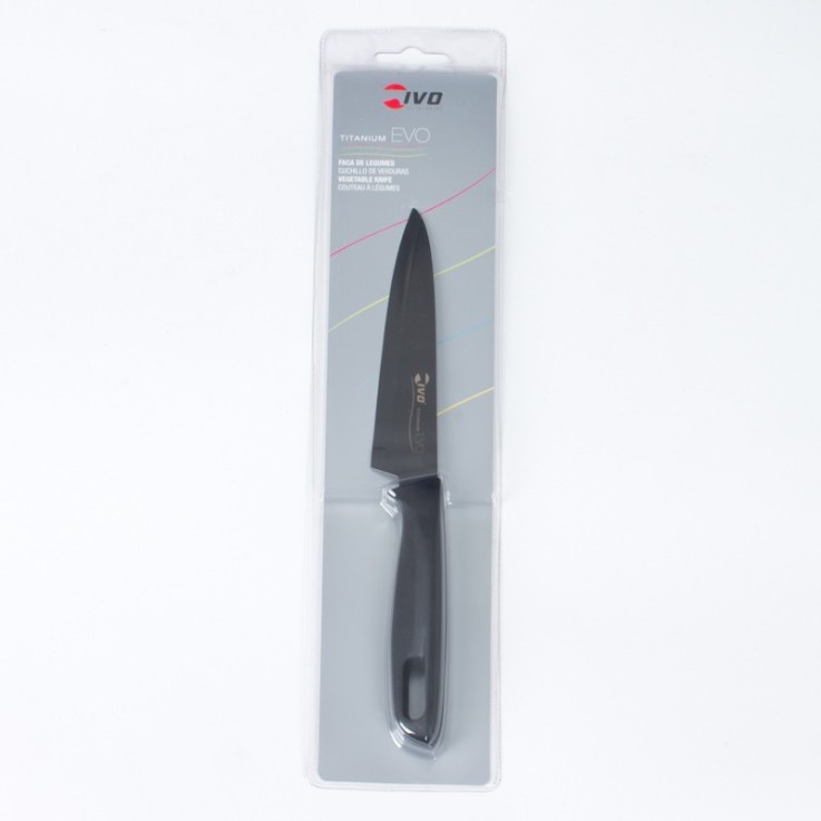 Couteau à légume lame 12cm en titanium en acier