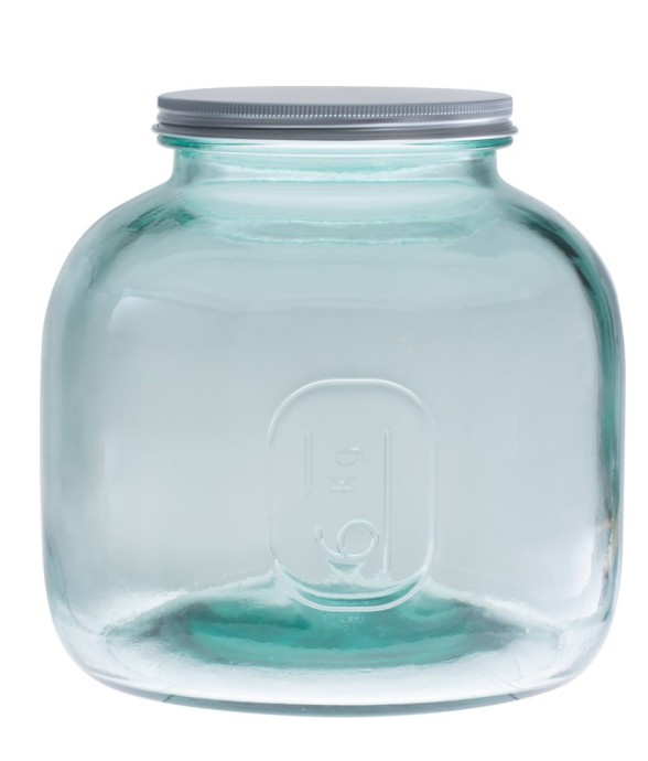 Pot en verre recyclé 6 l...
