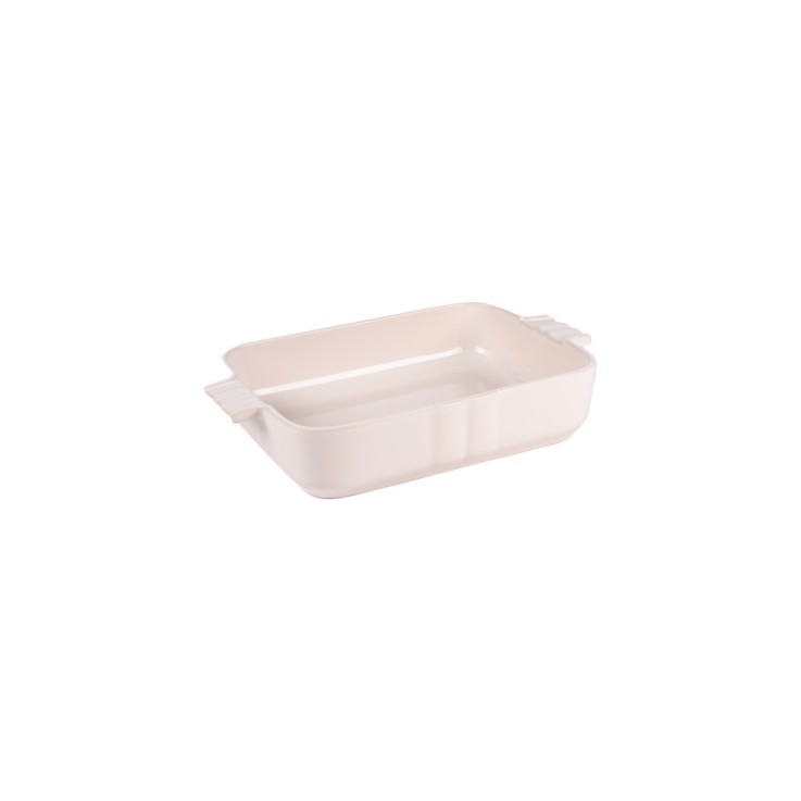 Plat crème Lourmarin 23x16 cm en grès