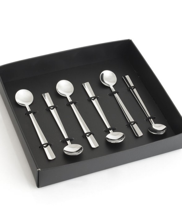 Coffret 6 cuilleres moka...