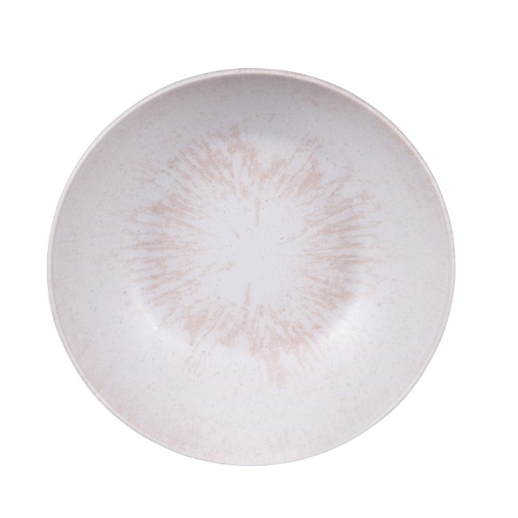 Coupelle Onyx 17 cm crème (lot de 6) en grès