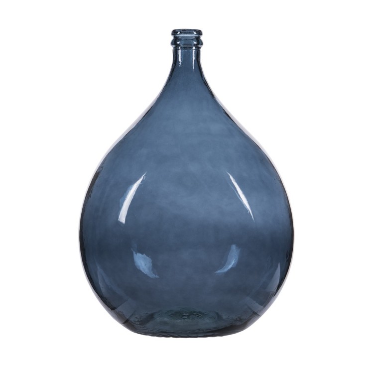 Dame Jeanne bleu gris 34 L en verre