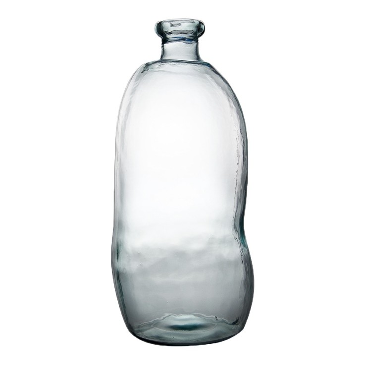 Vase bouteille Simplicity 73 cm en verre recyclé