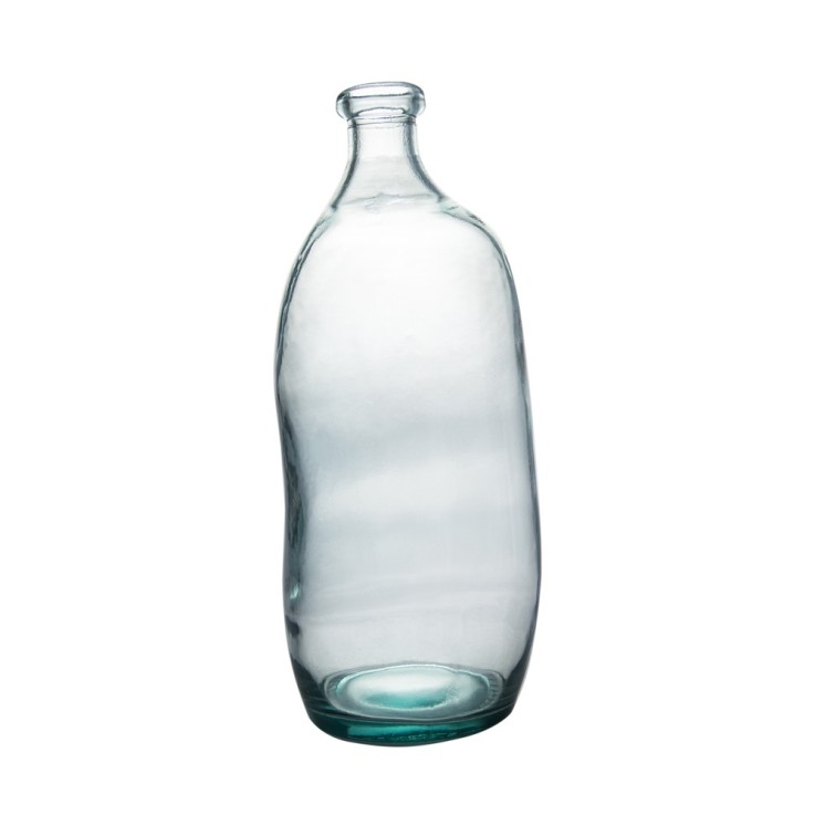 Vase bouteille Simplicity 35 cm en verre recyclé