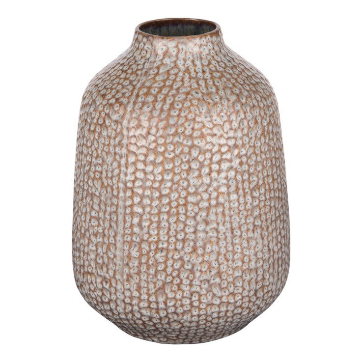 Vase pylea gris 30cm en faïence
