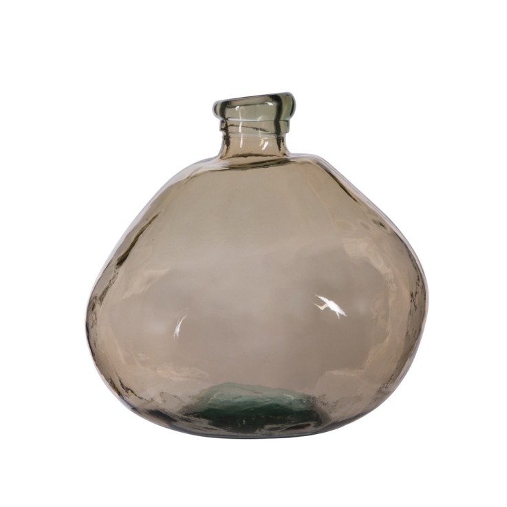 Vase Simplicity sable 23 cm en verre
