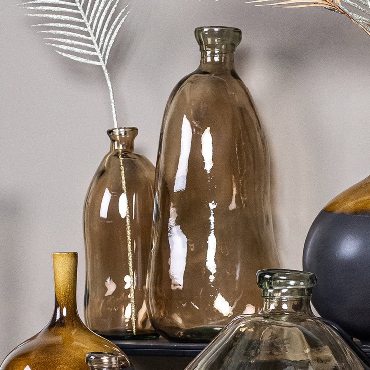 Vase Simplicity sable 51 cm en verre